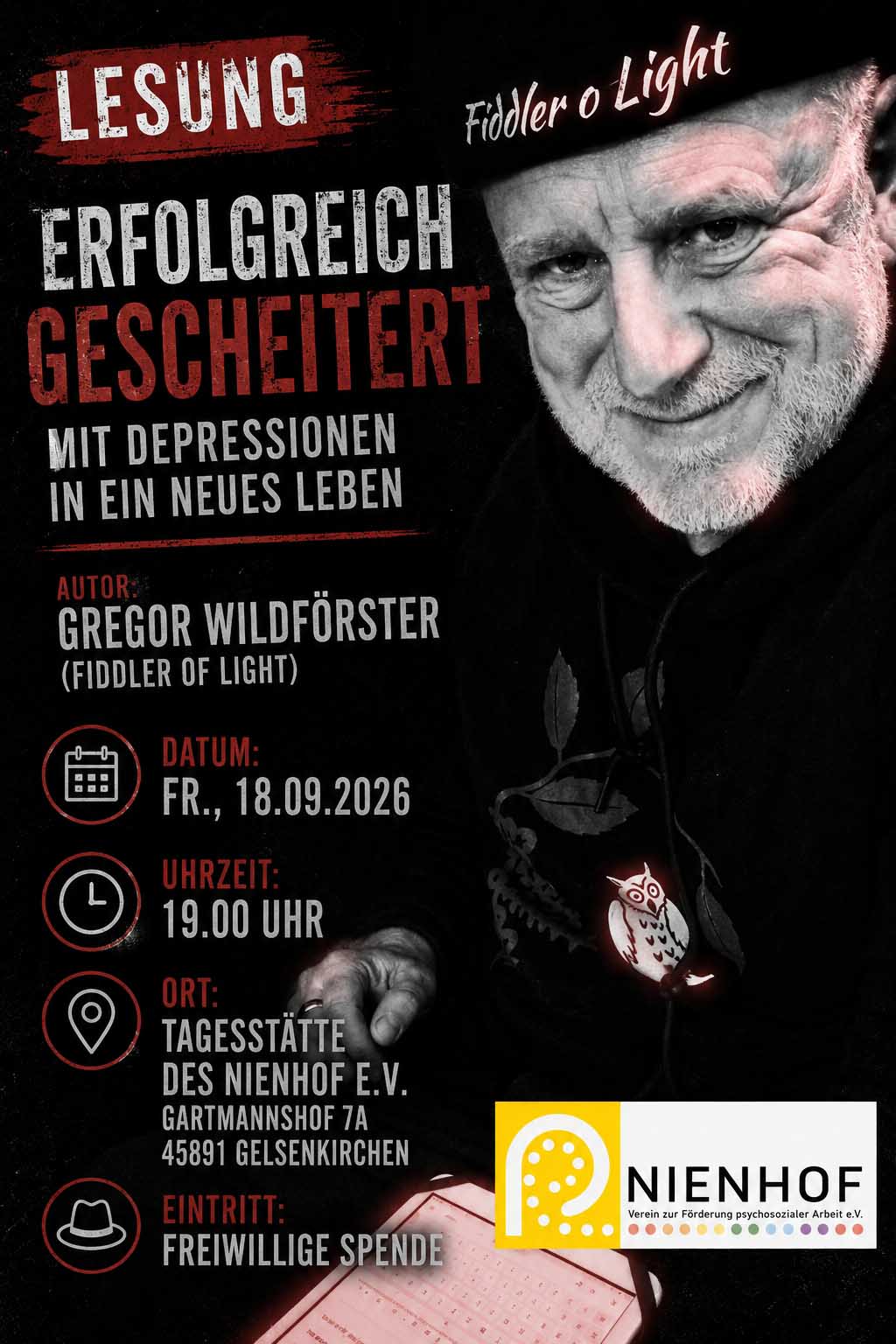 Lesung mit Gregor Wildförster Lesung mit Gregor Wildförster